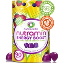 NUTRAMIN אנרגיה Boost ויטמין Gummy - דלג את הקפה & Boost האנרגיה שלך, Caffeine-Free, Sugar-Free, טבעוני, B12, תה ירוק, Ashwagandha, Garcinia Cambogia, Raspberry Fitogen - 90 ctct ct ctctct ct ct ct ct ct ct ct.