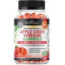 Apple Cider Vinegarmies for Weight Loss - ACV Gummies with the Mother for Women & Men - Energy Boost Bloat Digestive & Immune Support - ויטמין B12 B 9 Folic Acid - טבעוני Detox ניקוי -90Ctox