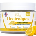 Zero Sugar - Lemon Candy Electrolytes אבקת - דלה מדוקדקת - Caffeine Free Energy with All Natural Ingredients - טבעוני, Keto & Paleo - סוכר ללא אלקטרוליטים אבקה Mix - 37 משרתים
