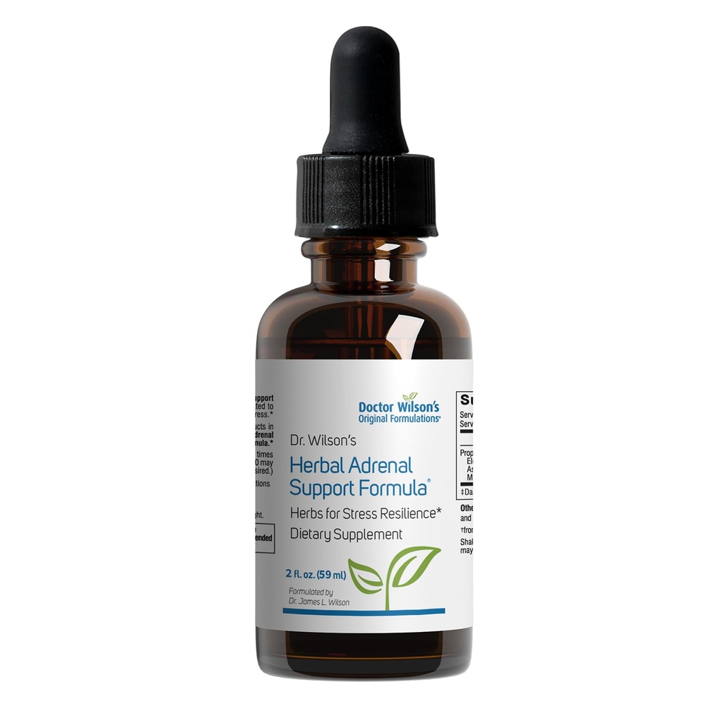 Dr. Wilson's Herbal Adrenal Support Formula Fitogenic Herbs לשימוש יומיומי, Sleep and Energy Support 2