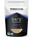 Terrasoul Superfoods אורגני תאריך סוכר, 1 Lb - נמוך Glycemic