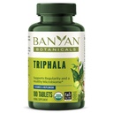 Banyan הבוטנים Triphala טבליות - אורגני Triphala עם Amla, Haritaki & Bibhitaki - for Digest, Elimination & Healthy Microbiome * - 180 טבליות - Non-GMO Sustainly Sourceed טבעוני טבעוני טבעוני