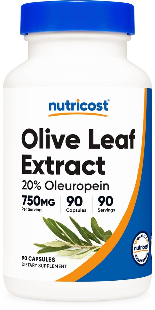 חילוף חומרים זול זולות (20% Ol Europein) 750 MG, 90 קפסולות - non-GMO, Gluten חינם