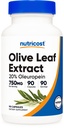 חילוף חומרים זול זולות (20% Ol Europein) 750 MG, 90 קפסולות - non-GMO, Gluten חינם