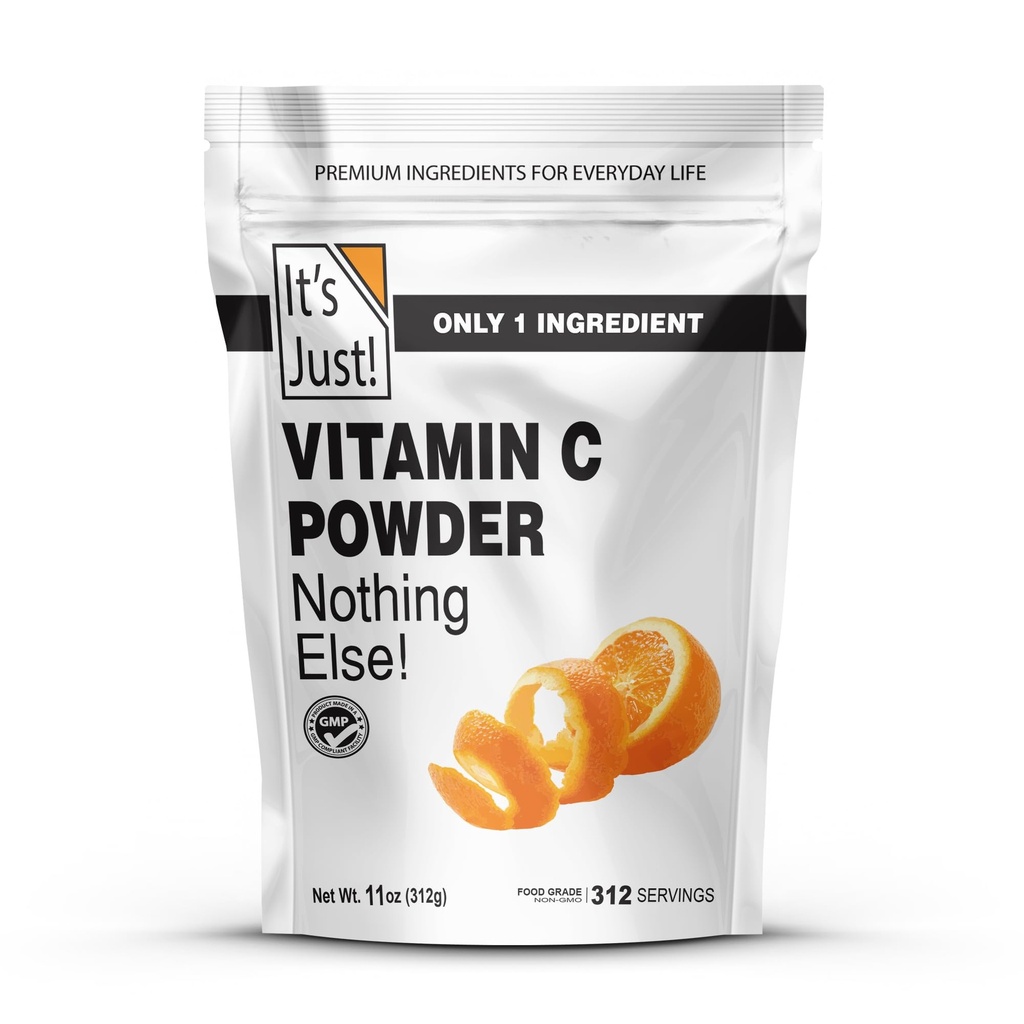 זה פשוט! - ויטמין C אבקת, 100% טהור L-Ascorbic Acid, מזון כיתה, תמיכה במזל, קוסמטיקה תוצרת בית (11oz)