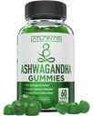 Atlantis Nutrition Ashwagandha Gummies - 1500 MG Per משרת - מקדם Calmness, משפר את Mood, Boosts אנרגיה רמות & חיזוק מערכת החיסון - פורמולה עם ויטמין D & Zinc - טבעוני | 60 הרוזן