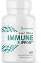 5-in-1 Immune Advanced Support with Quercetin Phytosome, Zinc, ויטמין C, D3, K2 - Immunity and Allergy Supplement with Active Quercetin - 60 Veg Caps