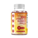 Vitamatic Sugar Free ויטמין D3 2000 IU - 120 חניכיים מבוססות חניכיים - טעם גדול - עצמות בריאות, Mood & Immune System Function - Non-GMO - 120 משרתות