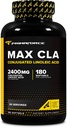 Primaforce CLA 2400 מ"ג לשרת (180 רכות) - Max CLA - עבור גברים ונשים, ללא גירוי, GMO חינם וגלוטן חינם
