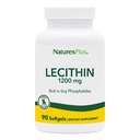 NaturesPlus Lecithin - 1200 מ"ג, 90 Softgels - עשיר ב Soy Phosphatides - Gluten Free - 90 משרתים