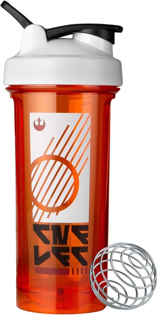 בלנדר בוטל Star Wars Shaker Bottle Pro Series Perfect for Protein Shakes and Pre Workout, 28-Ounce, Rebel Badge