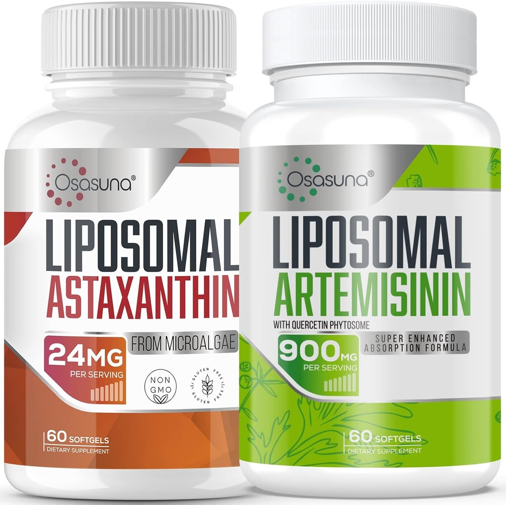 Liposomal Astaxanthin 24MG עם Artemisin 600 מ"ג