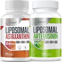 Liposomal Astaxanthin 24MG עם Artemisin 600 מ"ג