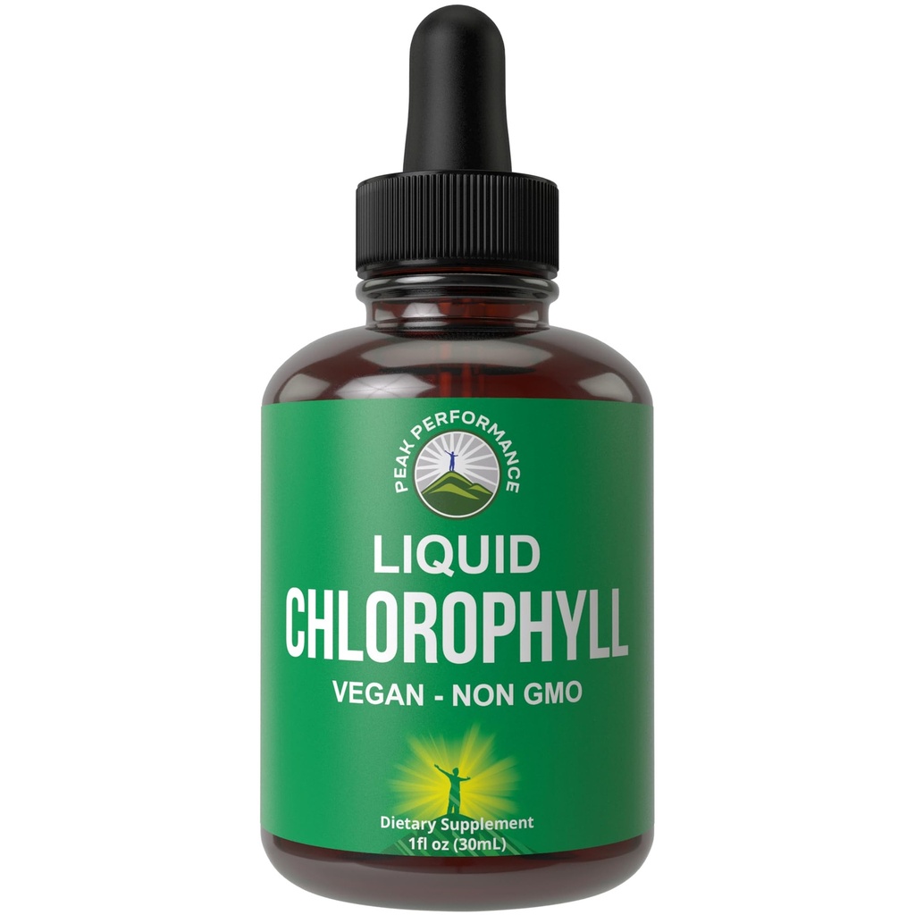 Chlorophyll נוזל טיפות - Ultra High Purity, אלכוהול חינם, non-GMO, Gluten חינם נוזל Chlorophyll טיפות תוסף. קח עם מים בדיקה פנימית - Skin Care, Immune, and Digestive Support