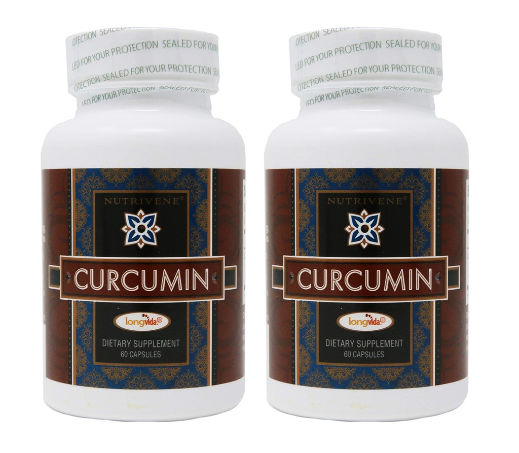 2-Pack Curcumin Longvida על ידי Acvene (500 מ"ג, 60 קפסולות)