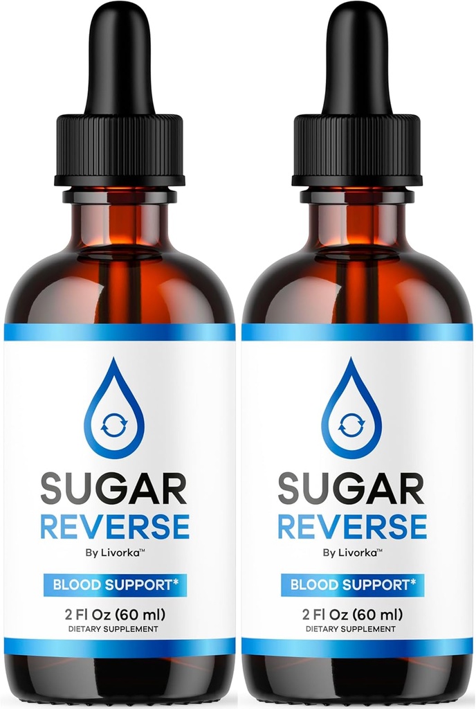 (2 Pack) Sugar Reverse - Sugar Reverse Drops Reviews, Sugar Reverse Drops Reviews, Sugar Reverse Reviews, Sugar Reverse Drops הרשמי של תמיכה נוזלית, SugarReverse Drop, 2 בקבוקי 2 חודשים