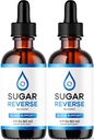 (2 Pack) Sugar Reverse - Sugar Reverse Drops Reviews, Sugar Reverse Drops Reviews, Sugar Reverse Reviews, Sugar Reverse Drops הרשמי של תמיכה נוזלית, SugarReverse Drop, 2 בקבוקי 2 חודשים