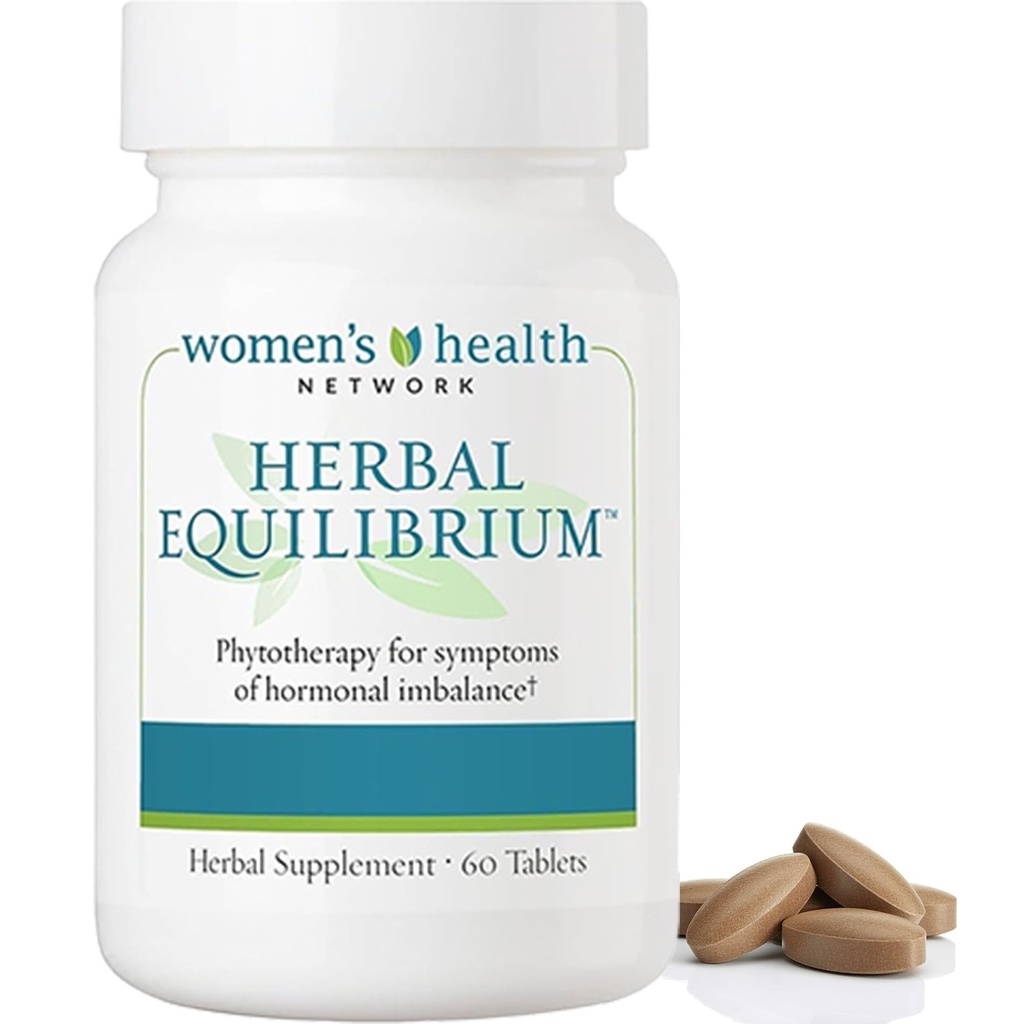 Herbal EquilibriumTM - Natural, Full-Spectrum הקלה עבור הסימפטומים של פרי / Menopause עם 7 פרובנס תמצית צמחי (30 יום אספקה)