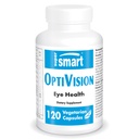 SuperSmart - OptiVision (מתקדמים פורמולה) - עם פלט בילברי, Black Currant, Lutein, Zeaxanthin, Astaxanthin - עיניים תוסף | Non-GMO & Gluten Free - 120 קפסולות צמחוניות