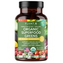 צמחים.O אורגני Super Greens [Fruit & Veggie תוסף] Antisorption Antioxidants מאבקה ירוקה עם אלפאפריה, Beet Root, Tart Cherry for Immune Support, Gut Health, אנרגיה, 60 טבליות Veggie