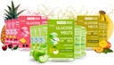 Glucose SOS Melts עשה עם אבקת Dextrose טבעי פירות טהור סוכר, כמו Glucose Tabs, מהיר Acting טבליות כי מלט עם 15 יחידות 15g של 3 פלאפרורים שונים