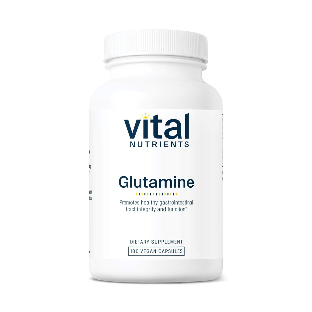 Vital Foodsents Glutamine | 3400 מ"ג L-Glutamine | פונקציית קיבה בריאה | גלוקוזטרו מעיים בריאה | Glutro מעיים פונקציונלי | Gluten, Milk, Soy Free | Non-GMO | 90 Glutamine קפסולות