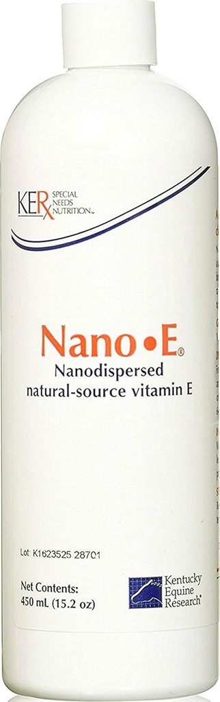 קנטקי Equine מחקר ננו - E: Natural Source ויטמין E Antioxidant עבור סוסים, 450 מ"ל