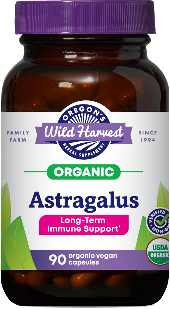 קציר פרוע של אורגון, קפסולות Astragalus מוסמך לתמיכה בתחמושת, 1125 MGS, 90 Count