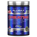 AllMAX Nutrition Creatine Monohydrate אבקה, Unflavored - תוסף Pure Micronized Creatine עבור גברים ונשים - תמיכה כוח, ביצועים והכשרה אינטנסיביות - טבעוני, Gluten חינם (400g)