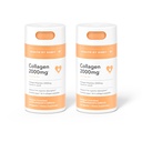 בריאות על ידי הרגל Collagen תוסף 2 Pack (120 קפסולות) - ויטמין C & ויטמין E, 2000mg, Collagen Peptides, Superior Absorption, תמיכה העור שלך, non-GMO, סוכר חינם (2 Pack)