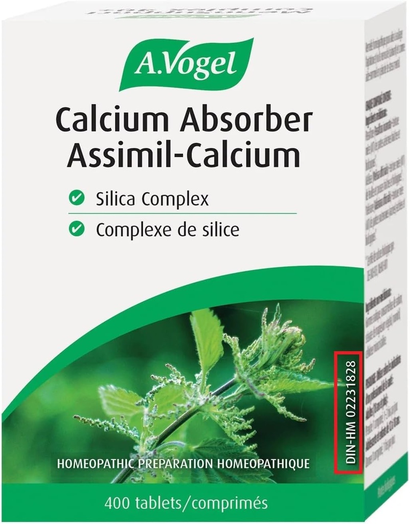 A. Vogel, Calcium Absorption 400 כרטיסיות