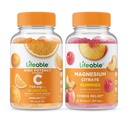 ויטמין C750 מ"ג + Magnesium 85 מ"ג, חניכיים בונדלה - גדול Tasting, ויטמין תוסף, Gluten Free, GMO Free, Chewable Gummymy