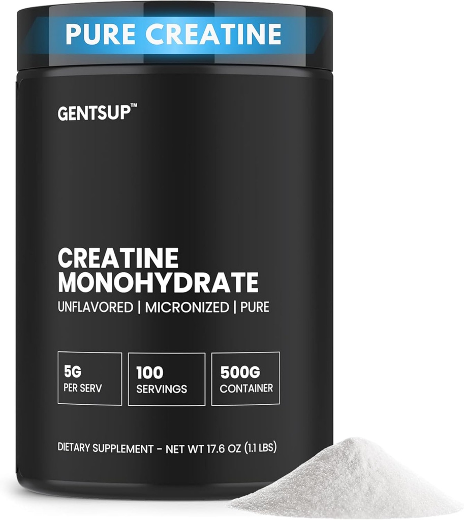 Creapure Creatine Monohydrate אבקת - Unflavored, 5000 מ"ג, 100 משרתים - Boost שרירים צמיחה, כוח, ביצועים ובריאות המוח - non-GMO, Gluten-Free, HPLC Tested, NSF מוסמך מוסמך מוסמך מוסמך מוסמך צמיחה, כוח, ביצועים, ביצועים ובריאות המוח - non-GMO, Gluten-Free, HPLC Tested, NSF מוסמך מוסמך מוסמך מוסמך מוסמך מוסמך