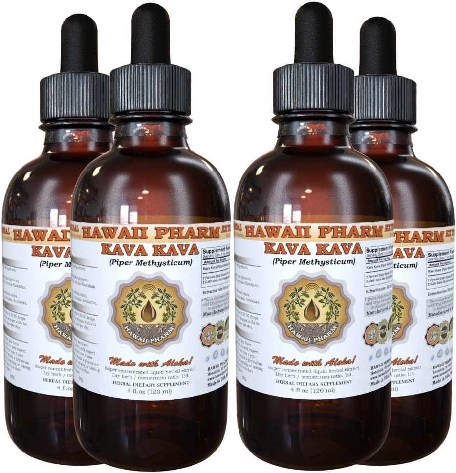 Kava Kava (Piper Methysticum) נוזל לחלץ 4x4 oz