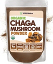 XPRS Nutra Organic Chaga Mushroom Powder - Premium USDA Organic Chaga Mushrooms Powder - Chaga Powder Supports Immune Health - Vegan Friendly Superfood for Chaga Tea and Beverages (8 oz)