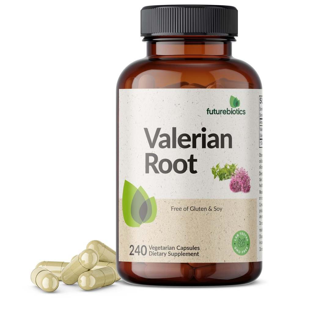 Futurebiotics ולריאן Root 1200 מקדם רגיעה לא-GMO, 240 קפסולות צמחוניות