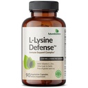 Futurebiotics L-Lysine Defense Immune Support Complex 1500 MG Per משרת עם ויטמין C, Zinc, אוליב Leaf & Garlic - Non-GMO, 90 קפסולות צמחוניות