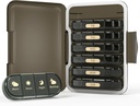 מארגנת גלולות שבועיות 4 פעמים ביום, 7 Day Pill Box 4X, Portable for Travel Pill Case for Pills/Vitamin/Fish Oil/Medication/Supplements (4x7 Black)