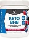 Ketologic Keto BHB (Mixed Berry Flavor) 30 משרתים - תוסף קטון אקסוגנית עם GoBHB, Beta-Hydroxybutyrate Salts