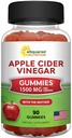 ASquared Nutrition Apple Cider Vinegarmies - 1500 מ"ג עם האמא - 90 ACV חניכיים w /Vitamin B6 & B12, Folic Acid - טבעונית אלטרנטיבית תוספי קפסולות