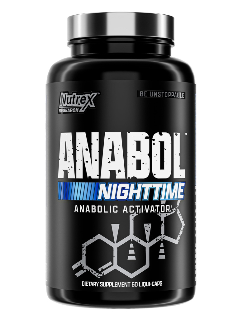 Anabol PM Nighttime שריר בונה & Sleep Aid | תוספת של בניין שרירי אנבוליים | מחקר קליני RIPFACTOR, Epicatechin & More | Post Workout השרירים Recovery & Power - 60 Pills
