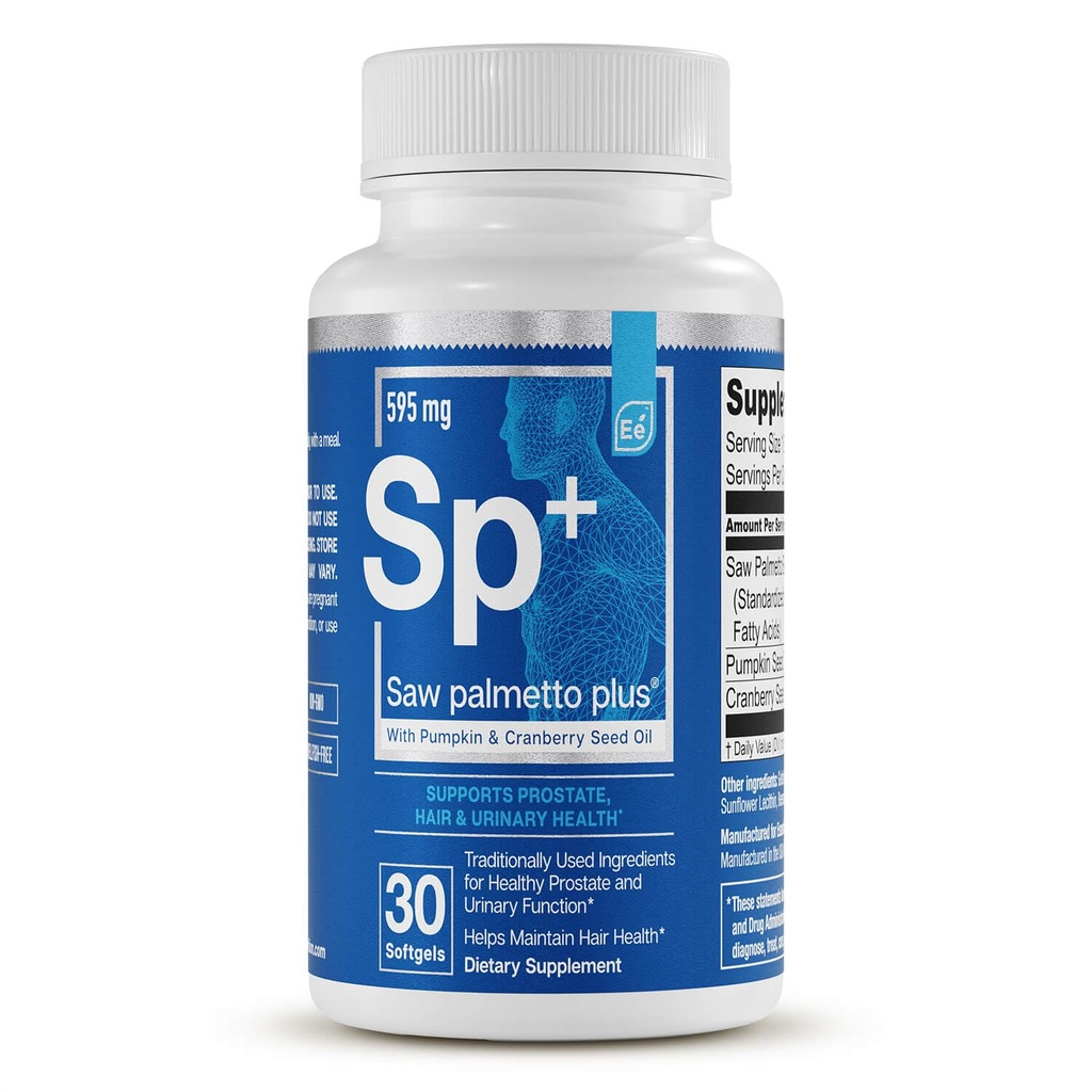 Saw Palmetto Plus - Prostate Health Supplement for Men with Pumpkin and Cranberry Seed Oil