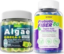 אומגה טבעונית 3 חניכיים 1000 מ"ג + Prebiotic סיבים חניכיים למבוגרים 8g