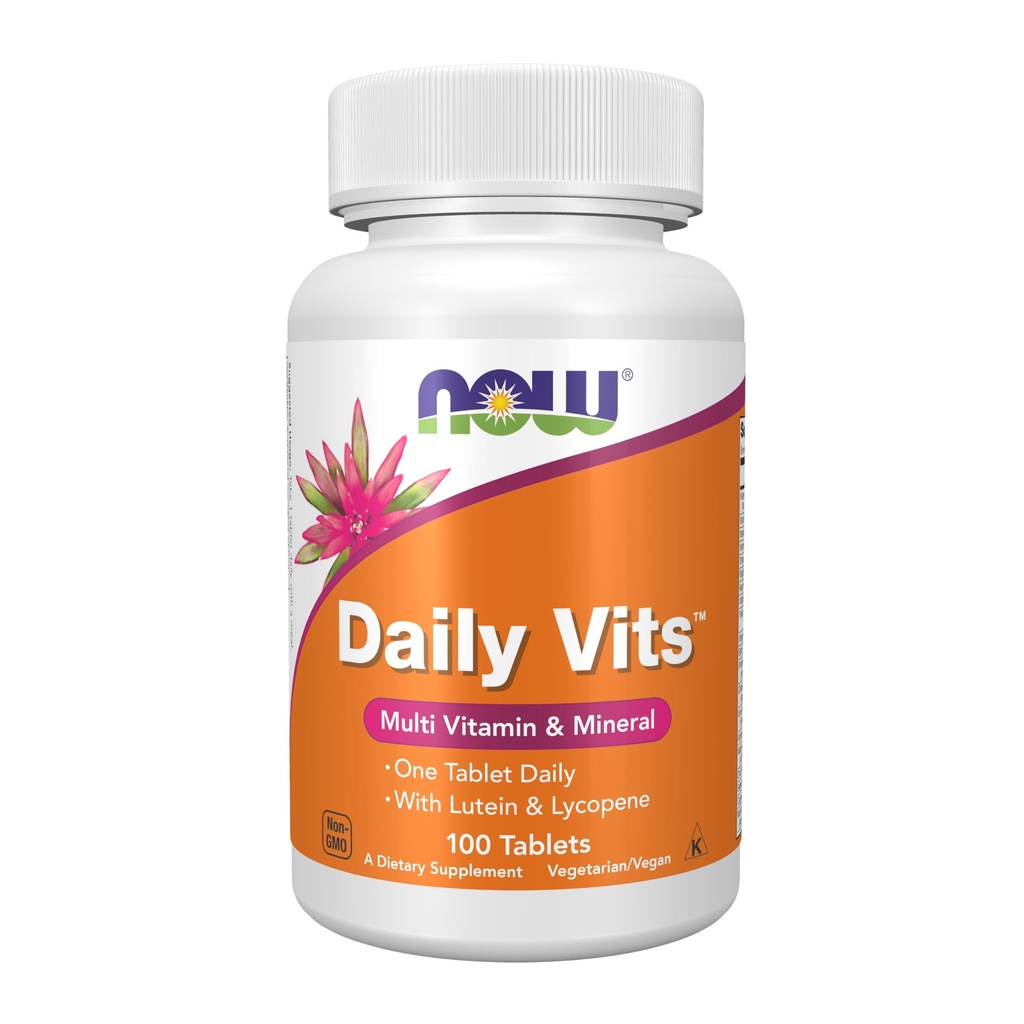 תוספי מזון, Daily VitsTM, One Tablet Daily with Lutein & Lycopene, 100 טבליות