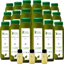 Celery Juice ניקויse על ידי Raw, All Natural Raw, Cold Pressed Juices, Morning Detox ניקויse, 30 בקבוקים 12oz, 5 נורויות ג'ינג'ר