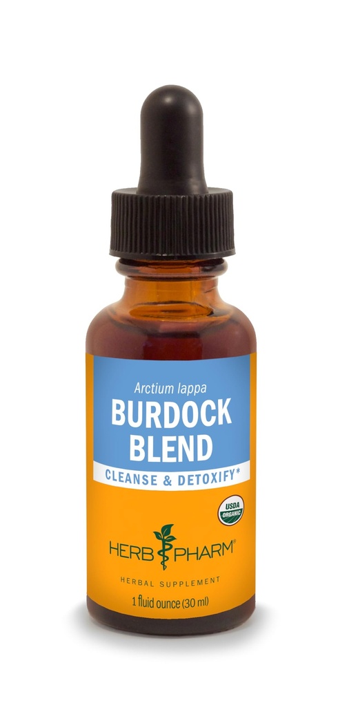 Herb Pharm Burdock נוזל לחלץ תמיכה ניקוי & Detoxifying - 1 Ounce (DBURD01)