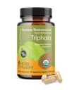 Herb Pharm USDA אורגני Triphala קפסולות | תמיכה נקייה & Detoxification ותמיכה בריאות העיכול עם Amla, Haritaki & Bibhitaki, FAIRWILD® מוסמך | 60 קפסולות טבעוניות, עד 30 יום אספקה *