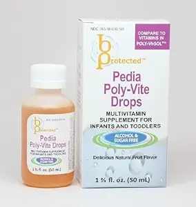 3 pack of Pedia Poly-Vite Drops 50 mL