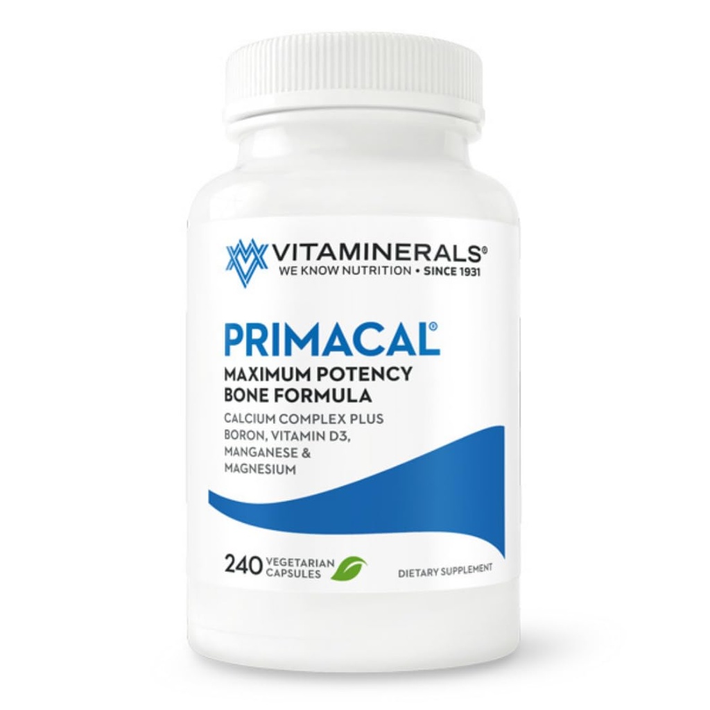 VITAMINERALS 95 Primacal® העצם תומך בפוטנציה מקסימלית, מגנזיום עבור אובדן העצם (240)