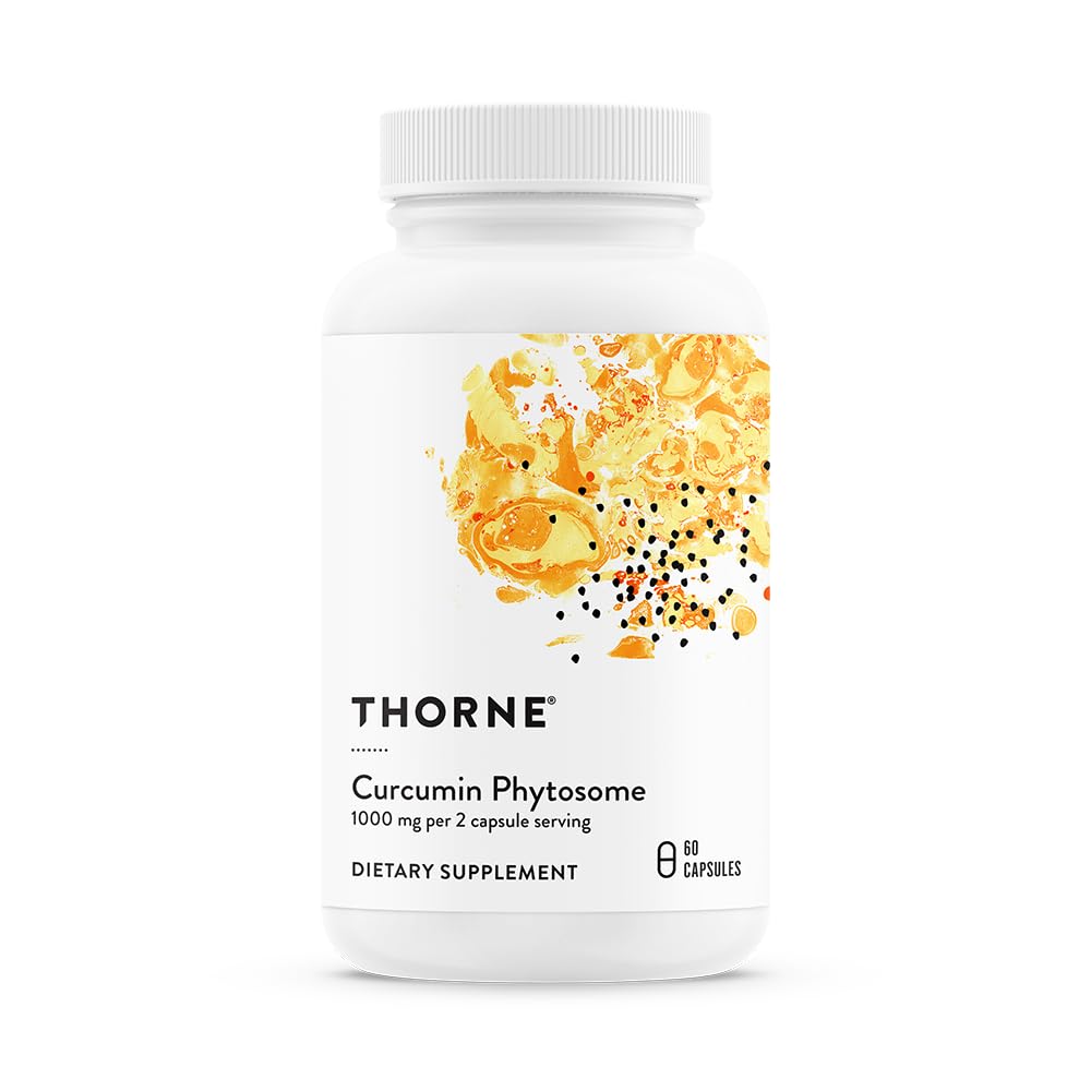 THORNE - Curcumin Phytosome 1000 מ"ג (Meriva) - קלינית למד, High Absorption - תומך תגובה דלקתית בריאה במשותףים, השרירים, GI Tract, Liver, Brain & Nerves * - 30 משרתים